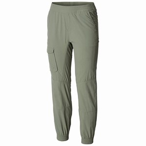 Columbia Pantalones Silver Ridge™ Pull-On Banded Niña Grises/Verdes (264SFMROC)